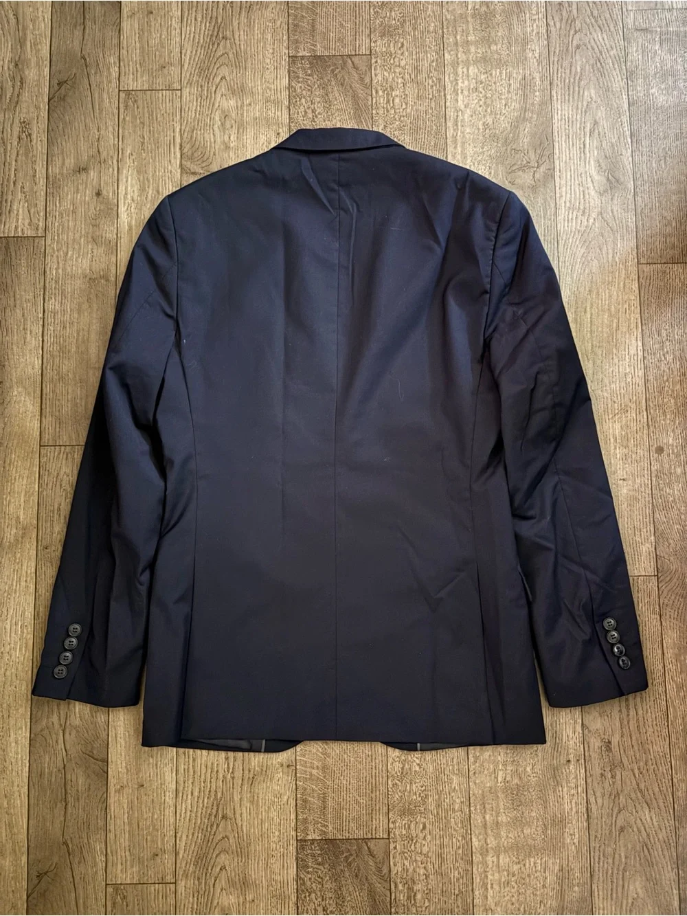H&M Men's Dark Navy Single-Breasted Blazer